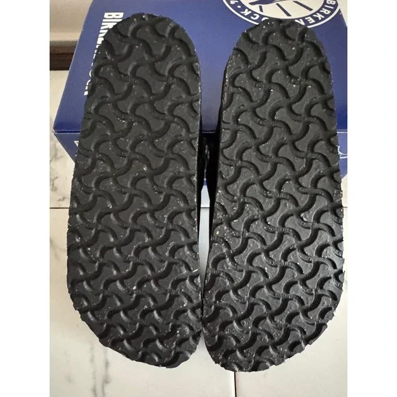 Birkenstock Suede Black Clogs - Picture 2 of 5